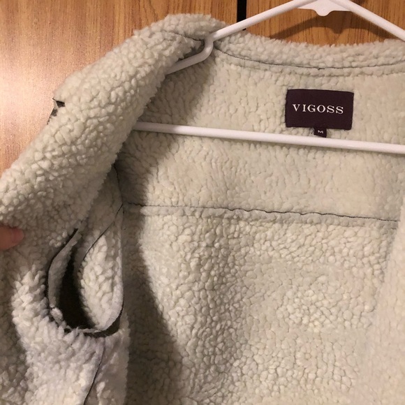 Faux Suede Aviator Jacket - Picture 6 of 15